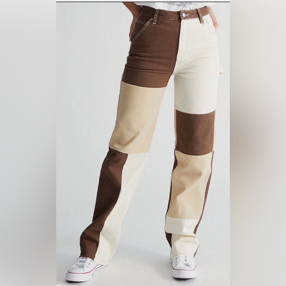 Pacsun 90’s bf Brown and Tan Pants